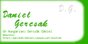 daniel gercsak business card